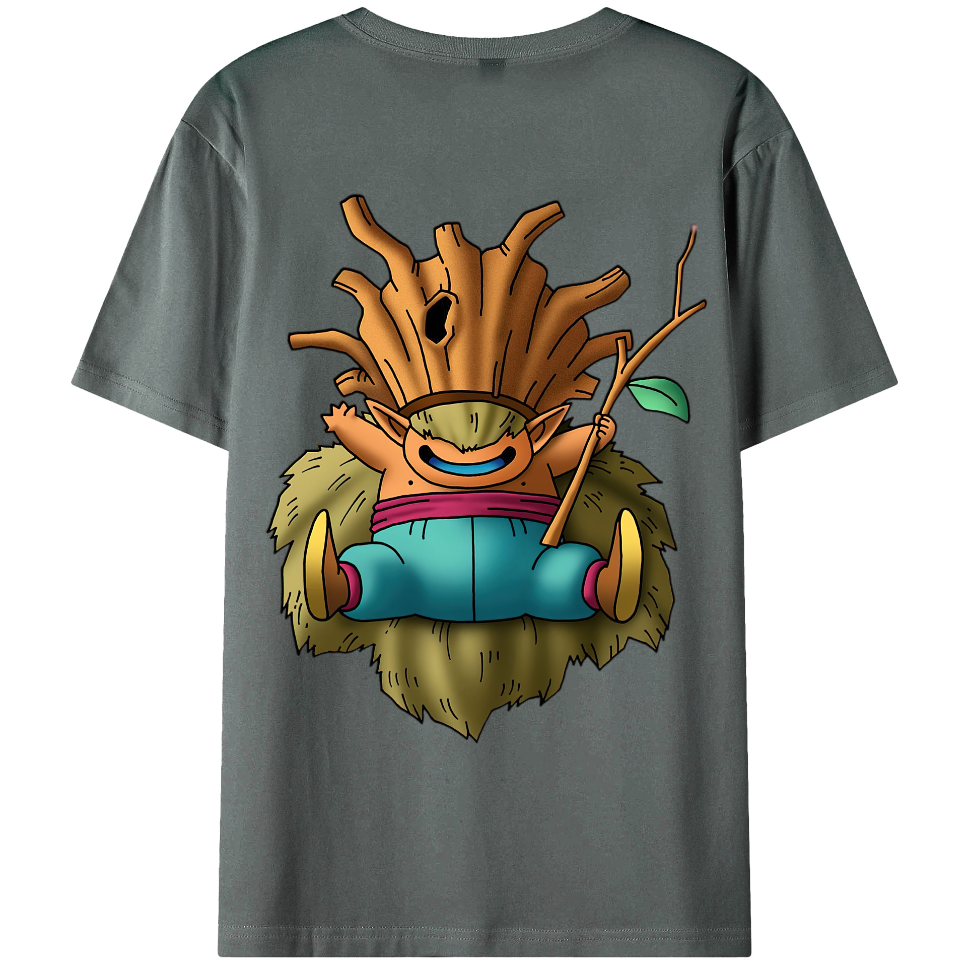 （画像用） ドラゴンクエスト Doragon Kuesuto Dragon Quest 綿100％ メンズ半袖Tシャツ（バックプリント） 通気性